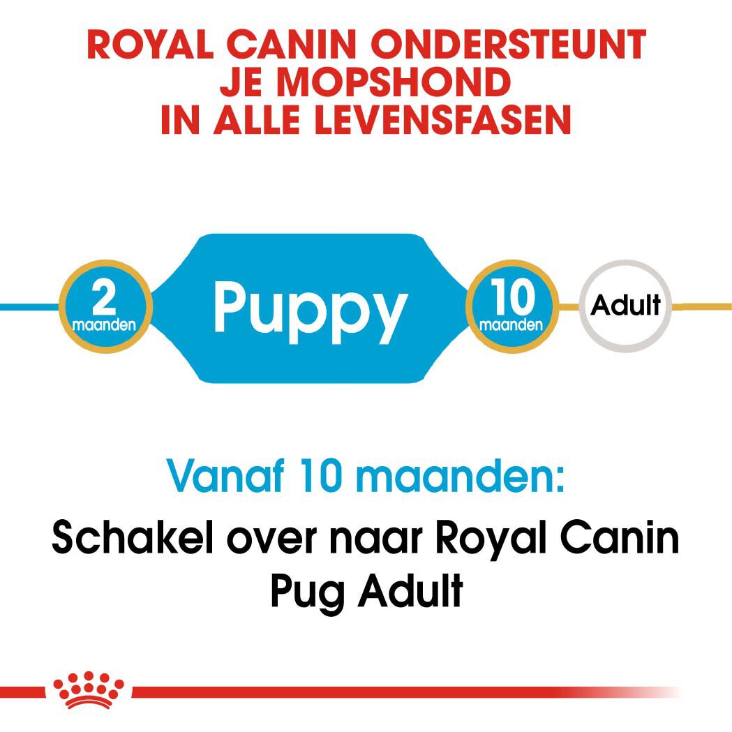 Royal Canin Mopshond Puppy - Hondenvoer - 1.5 - gevogelte
