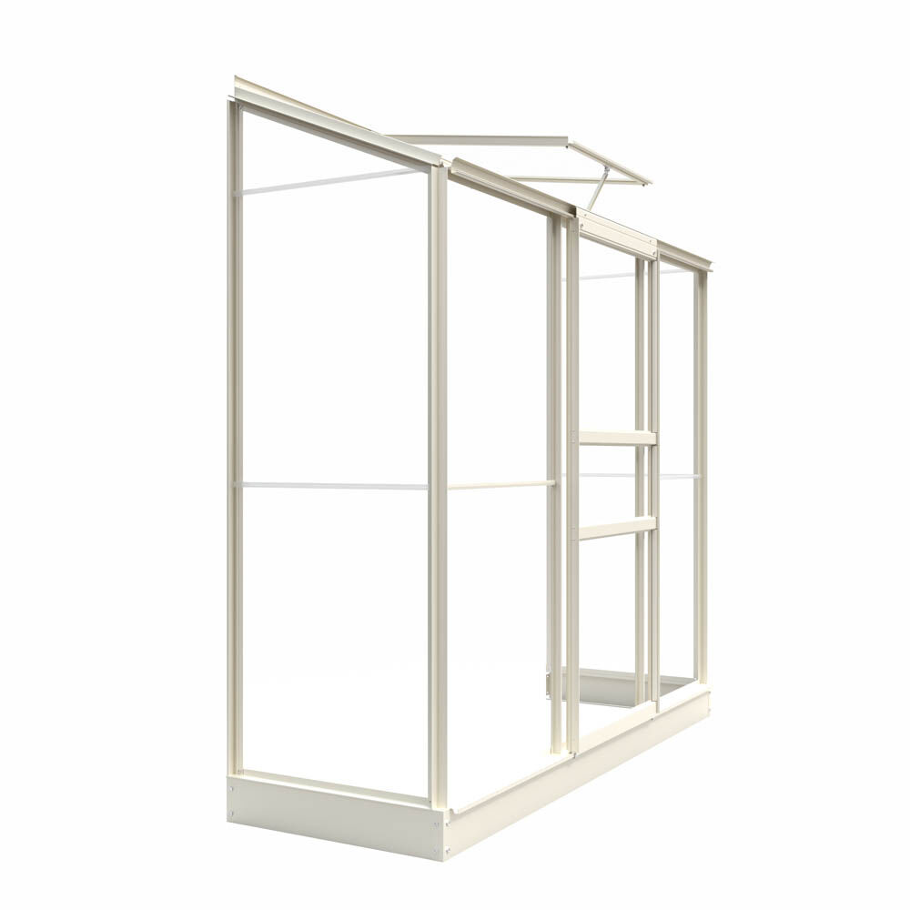 Royal Well Emma II - Muurkas - 194.00 cm - Wit - Veiligheidsglas - 194.00 cm - 69.00 cm