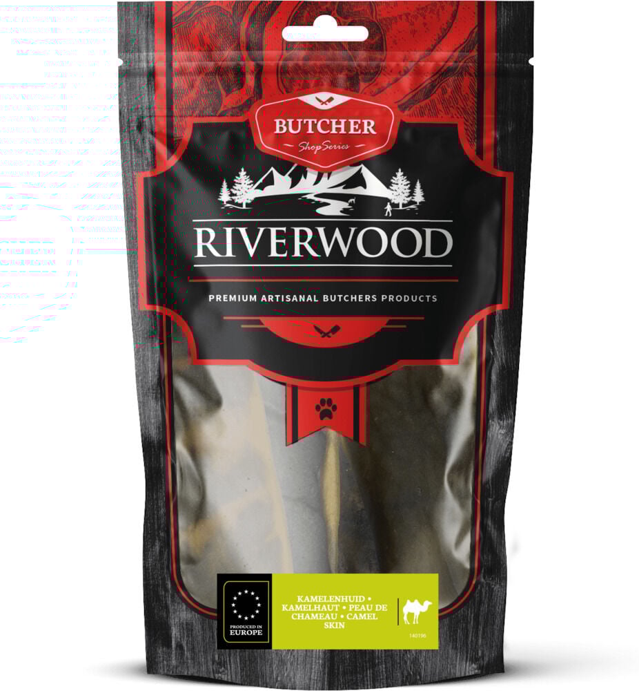 Riverwood Butcher Shop Series Kamelenhuid - Hondensnack Riverwood Butcher Shop Series Kamelenhuid - Hondensnack