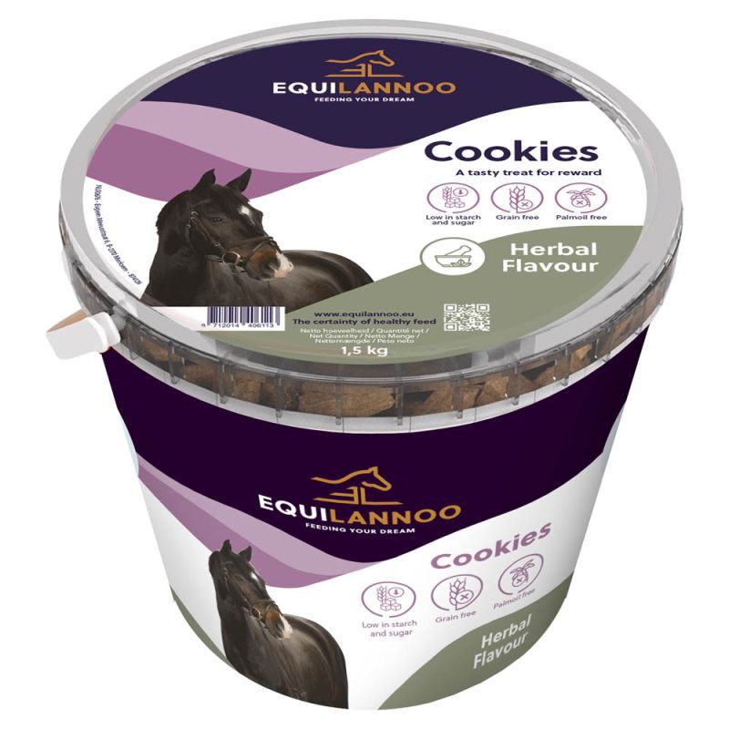 Equilannoo Coockies Herble - Paardensnoepjes - 1.5 - Kruiden Equilannoo Coockies Herble - Paardensnoepjes - 1.5 - Kruiden