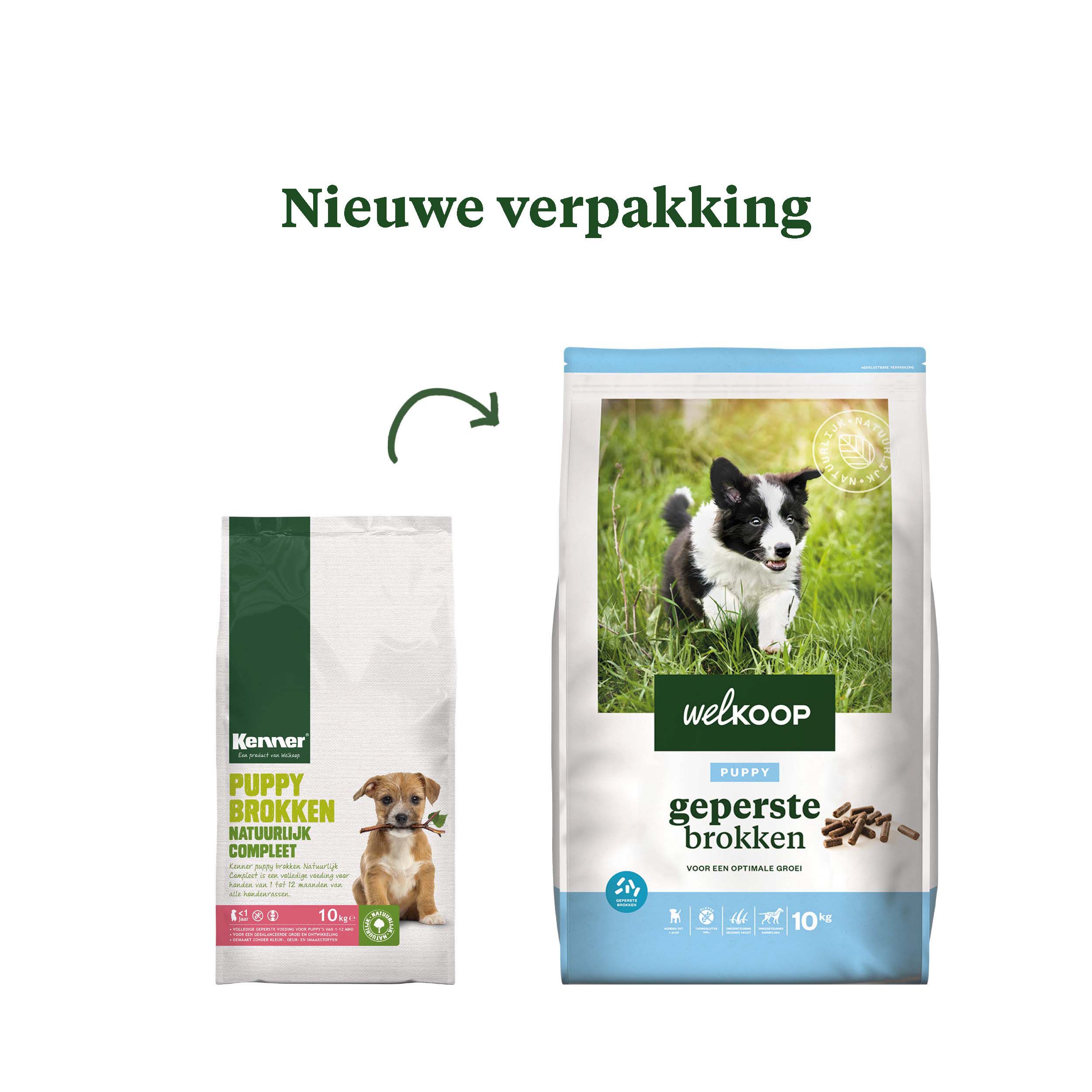Welkoop Puppy Geperste brokken - Hondenvoer - 10.00 - kip