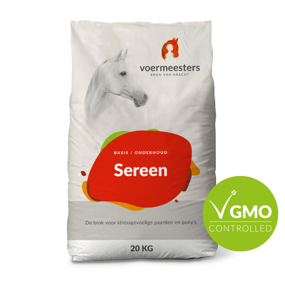 Voermeesters Sereen - Basisvoeding - 20 kg - Zak