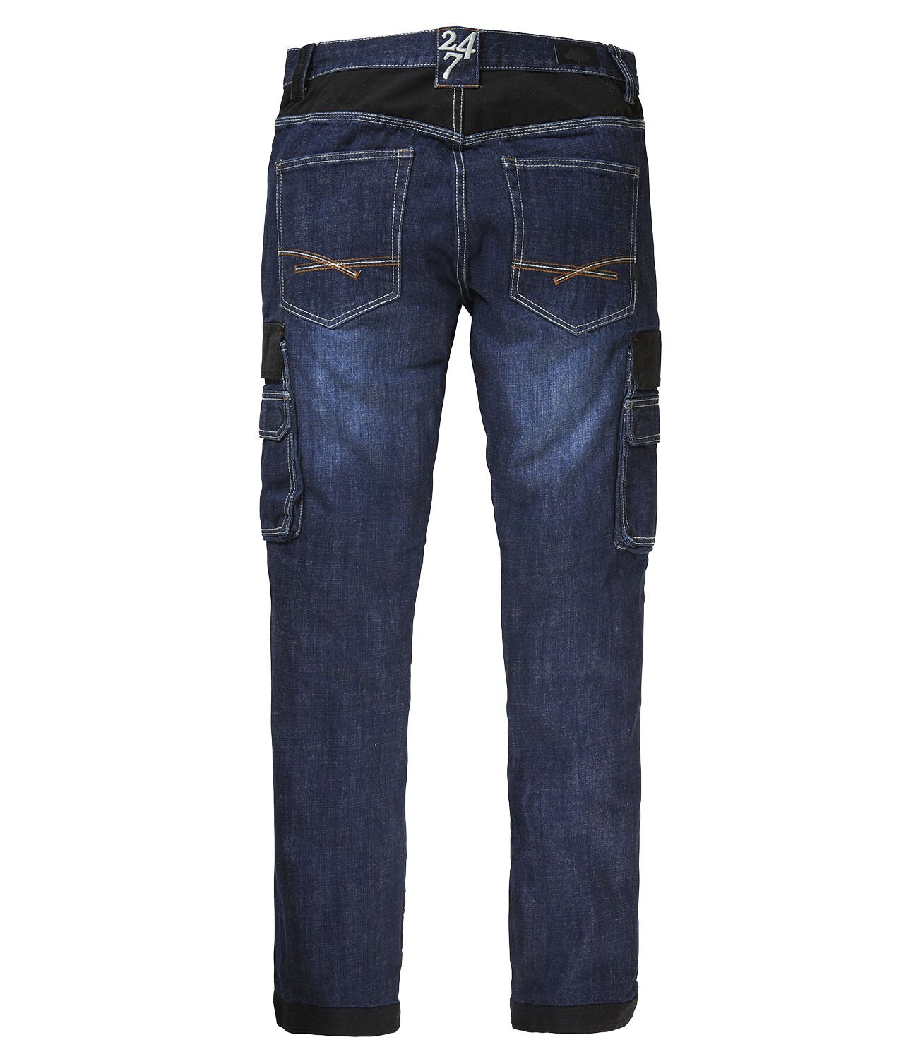 247 Jeans Grizzly D30 - Werkspijkerbroek Heren - 32 - Donker denim blauw - 32