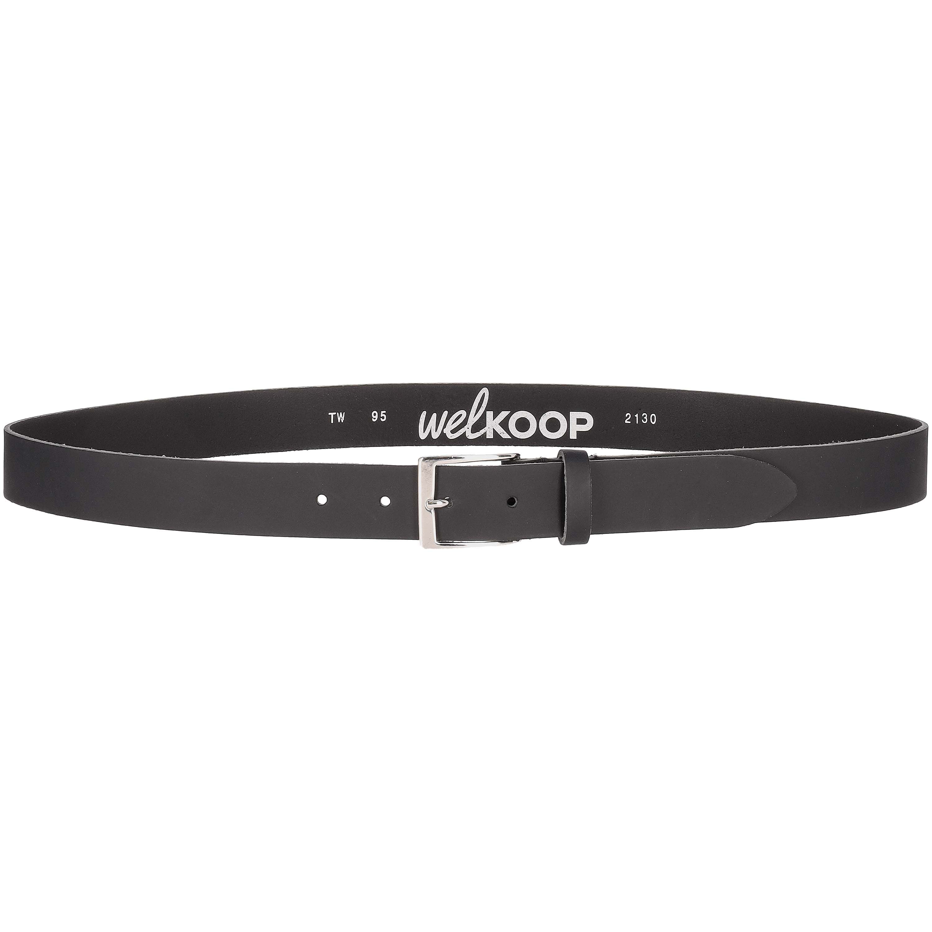 Welkoop 2130 Smal - Riem - Zwart - 105 cm