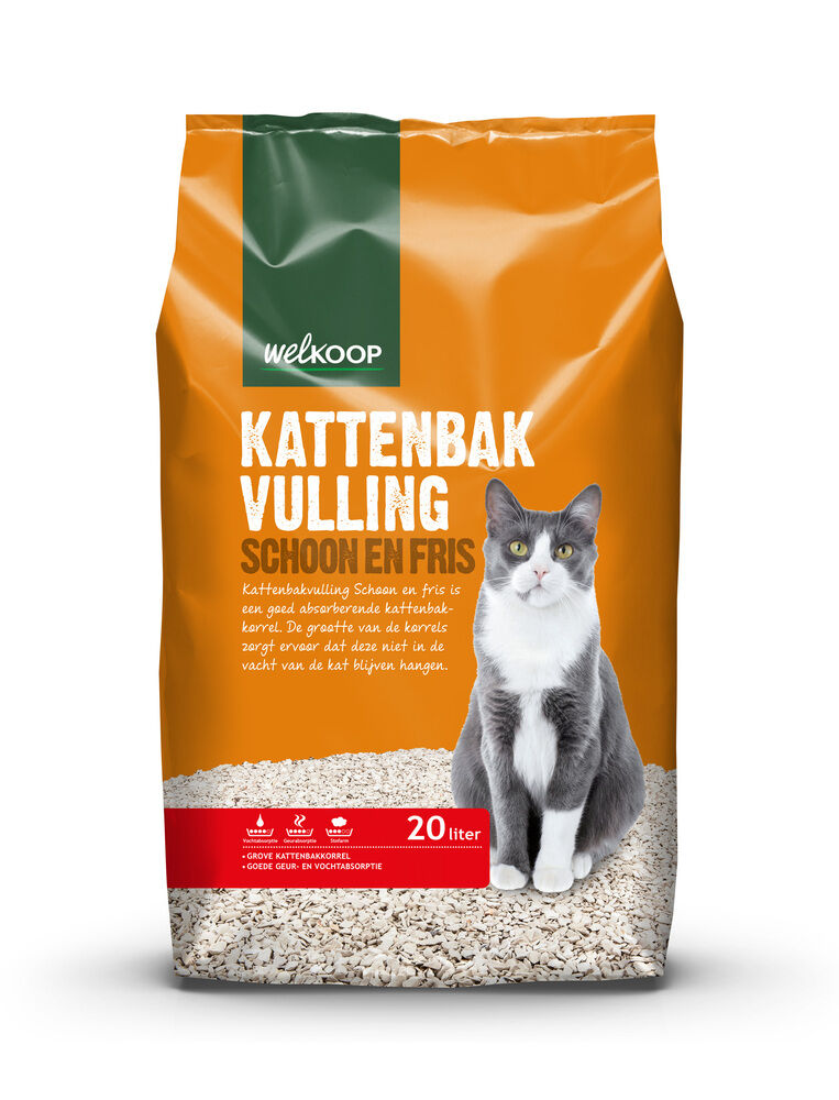 Welkoop Schoon en Fris - Kattenbakvulling Welkoop Schoon en Fris - Kattenbakvulling