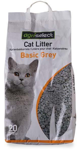 Agri Select Basic Grey- kattenbakvulling Agri Select Basic Grey- kattenbakvulling