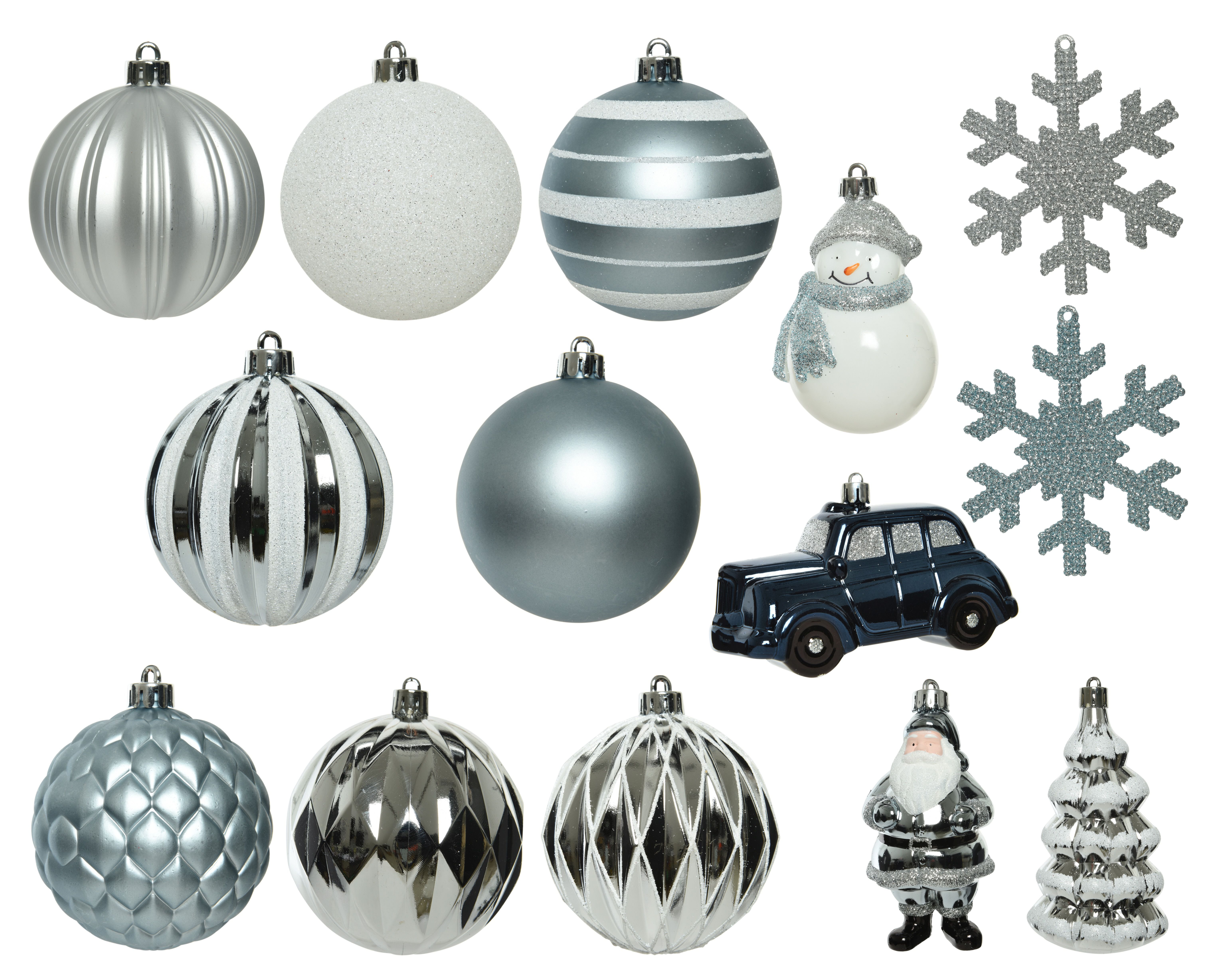 Decoris - Kerstballen mix - Multi