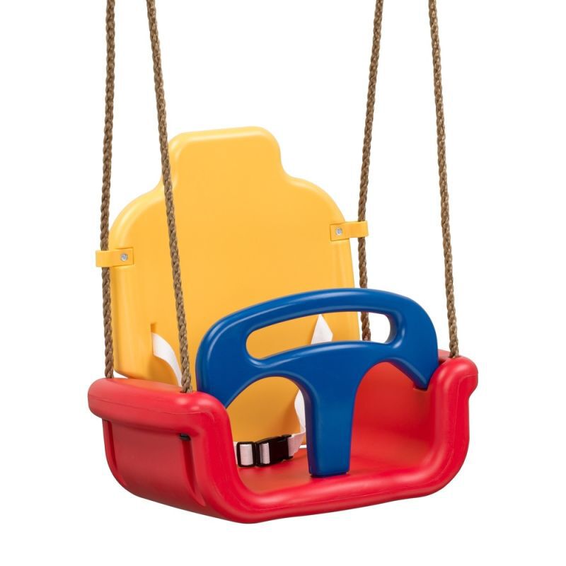 Swing King Plastic - Groeischommel - Rood - Kunststof Swing King Plastic - Groeischommel - Rood - Kunststof