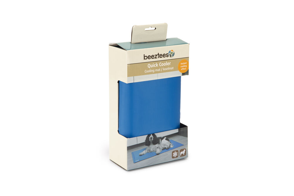 Beeztees Quick Cooler Izi - Koelmat hond - Blauw - L