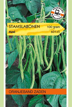 Oranjeband zaden Stamslabonen Maxi - Groentezaden