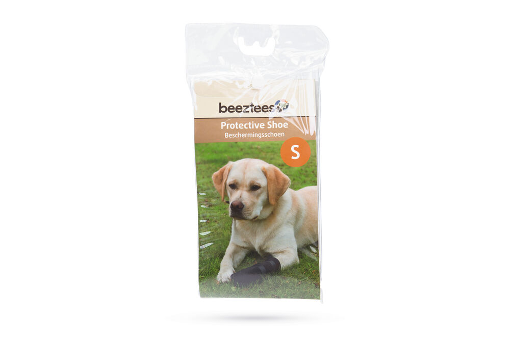 Beeztees - Beschermingsschoen Hond - 2 - Zwart - S