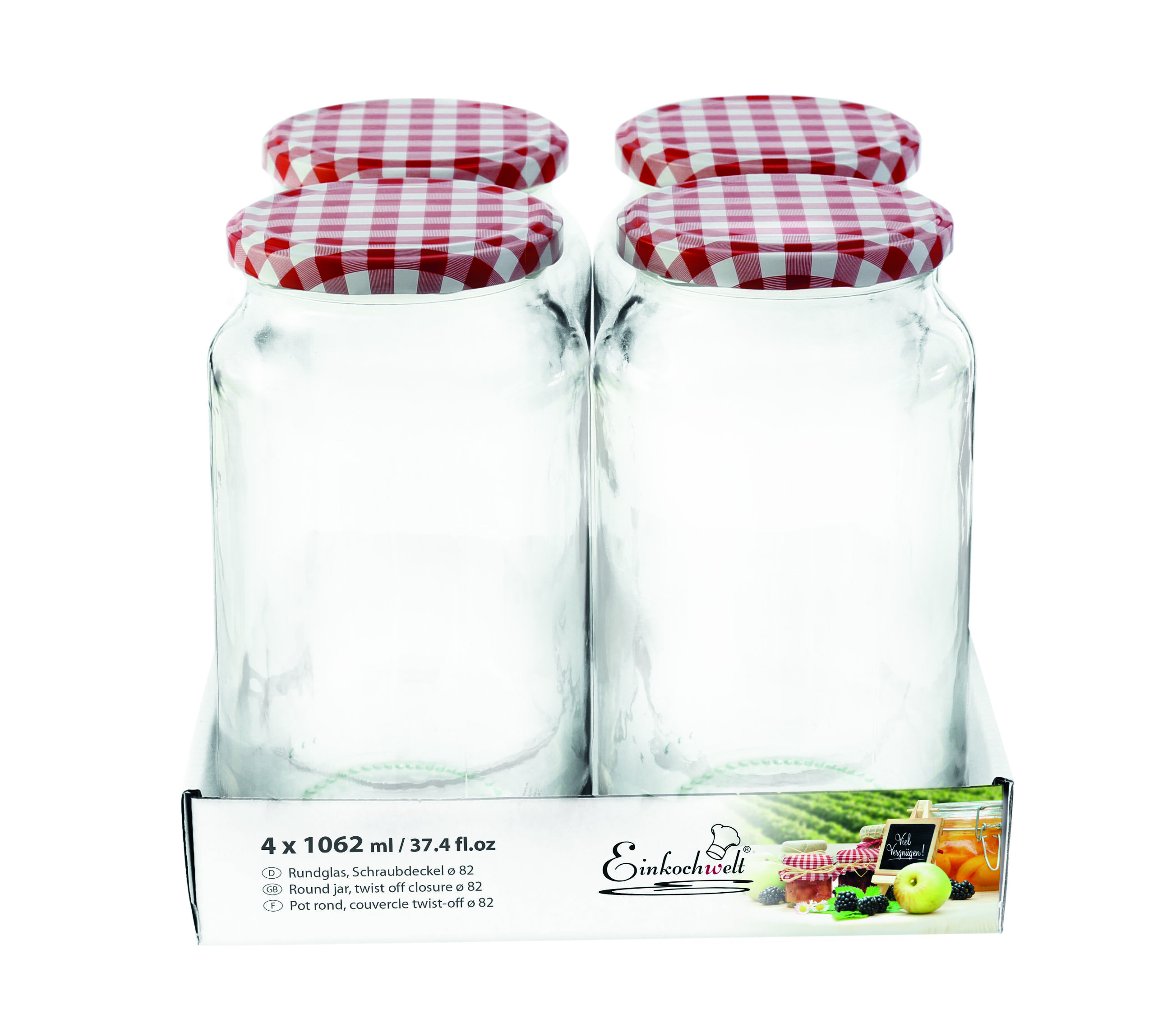 Einkochwelt - Jampotten - 1062.00 l - 18.00 cm - 20.00 cm - 20.00 cm