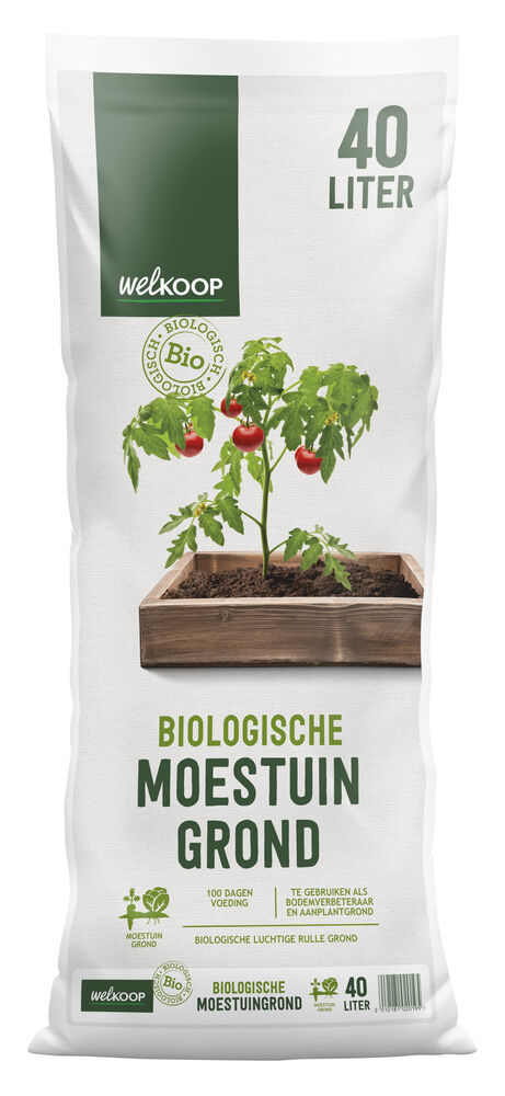 Welkoop Biologische Moestuingrond - Potgrond - 40