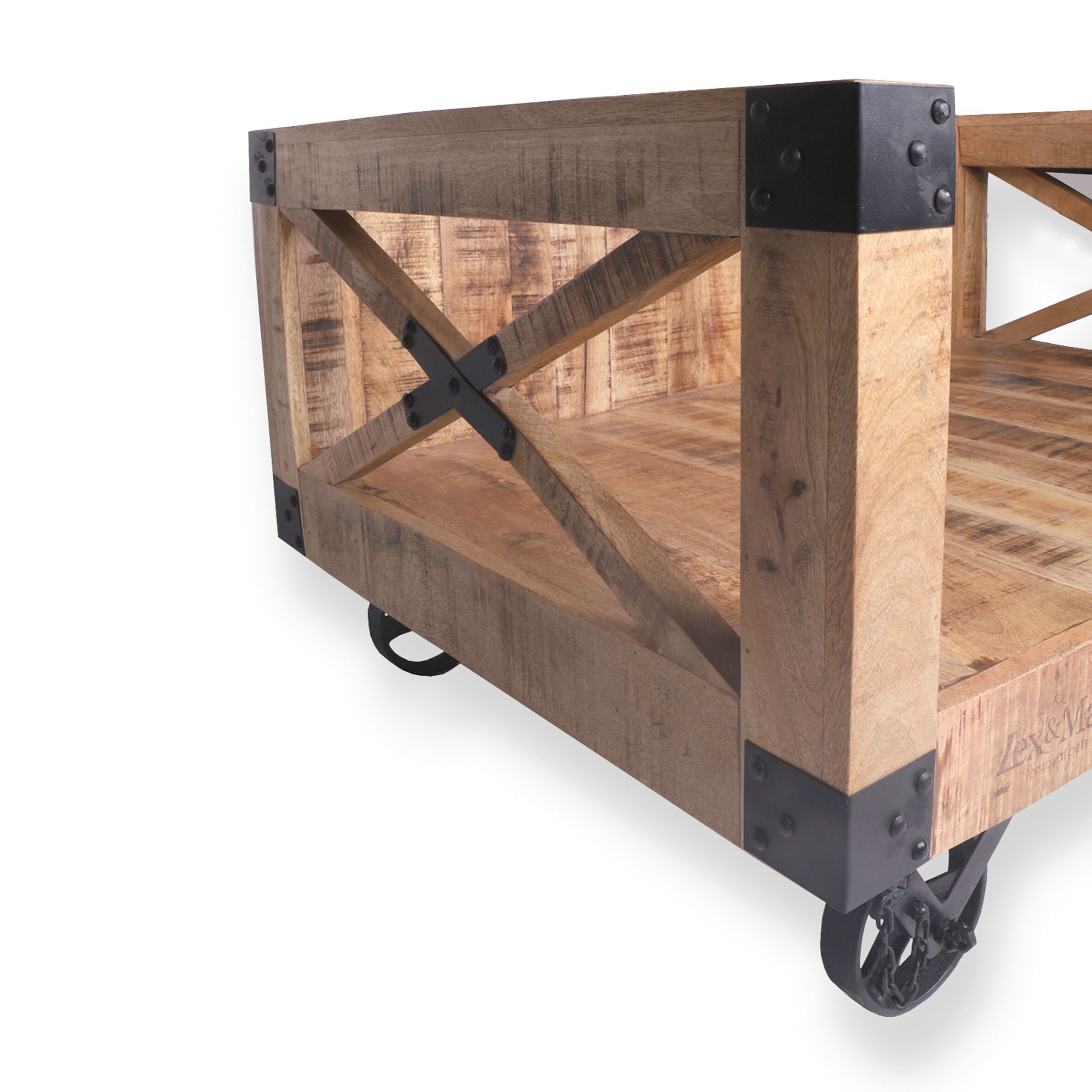 Lex & Max Bari - Divan - Hondenbench meubel - Zand - 58x134x84 cm