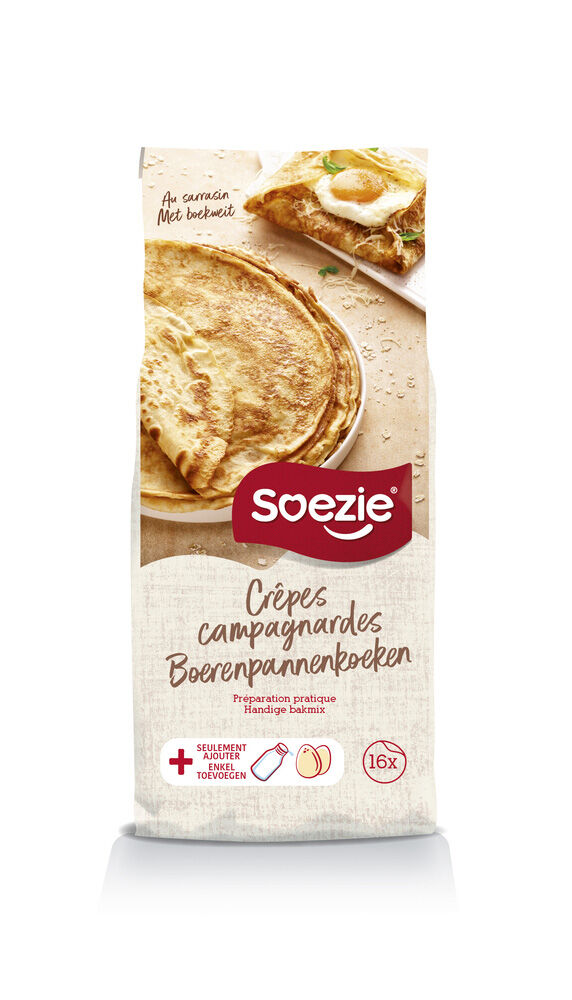 Soezie Mix voor boerenpannenkoeken - Bakmixen Soezie Mix voor boerenpannenkoeken - Bakmixen