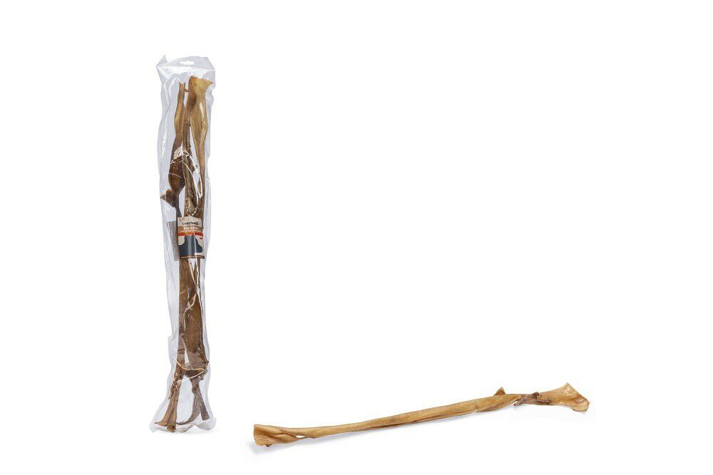 Beeztees Runderkophuid - Hondensnack - 2.00 cm - 4.00 cm - rund - XL - 70.00 cm