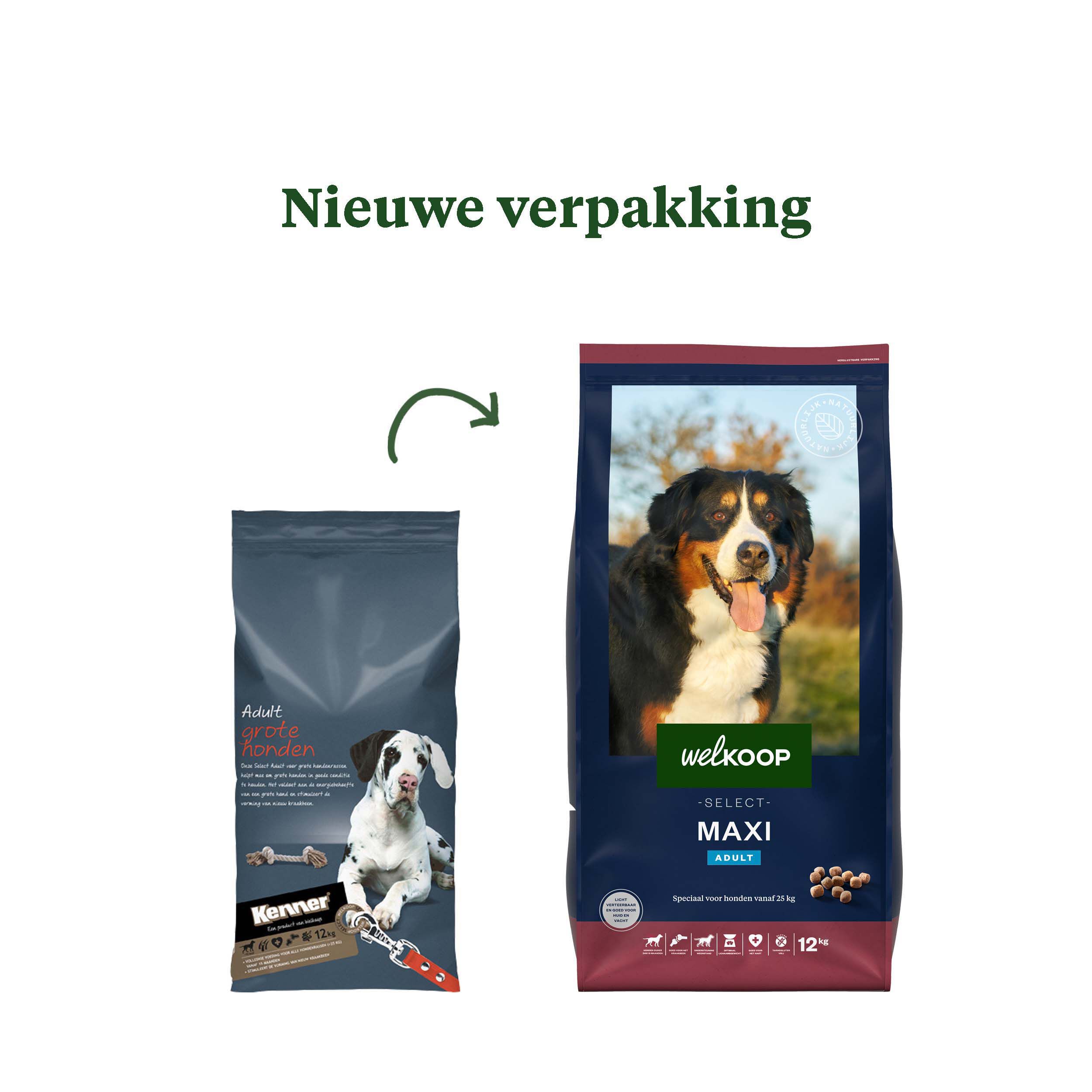 Welkoop Select Adult Maxi Krokante brokken - Hondenvoer - 12.00 - kip