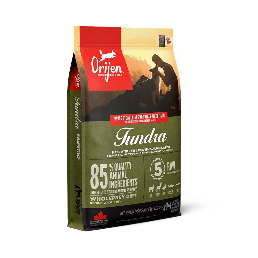 Orijen Tundra Dog Whole Prey - Hondenvoer - 6 - hert, geit, vis