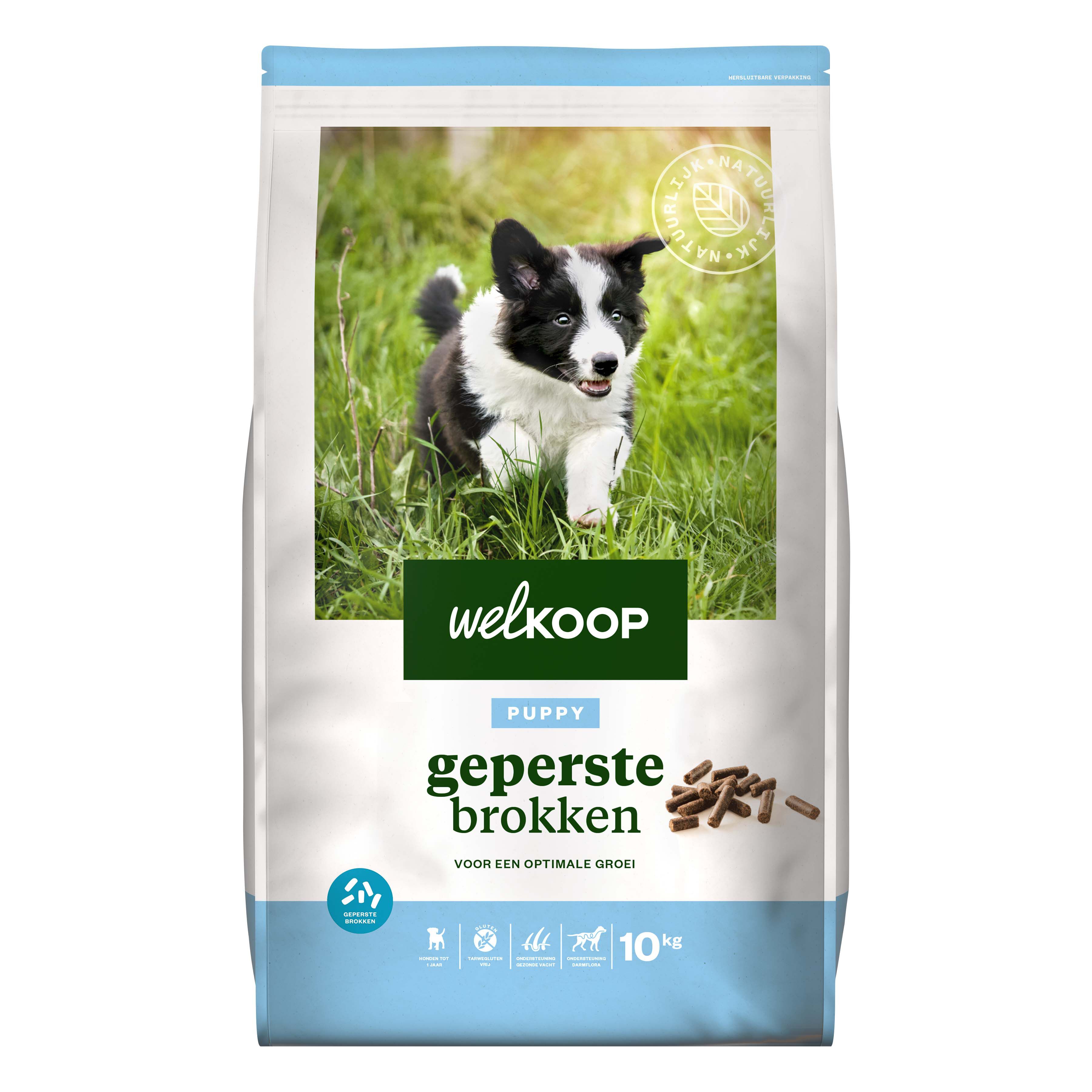 Welkoop Puppy Geperste brokken - Hondenvoer - 10.00 - kip