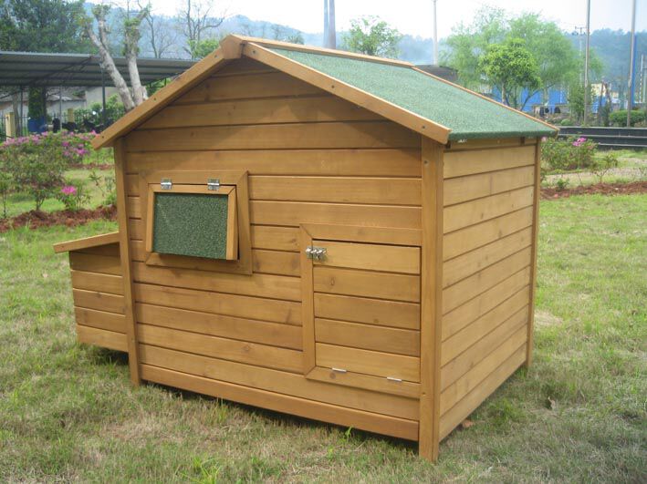 Kippenhok Bungalow - 135.00 cm - Bruin - 99.00 cm - 90.00 cm