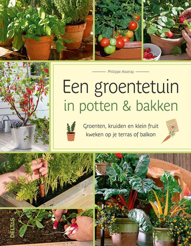 Deltas Een groentetuin in potten & bakken - Boek Deltas Een groentetuin in potten & bakken - Boek