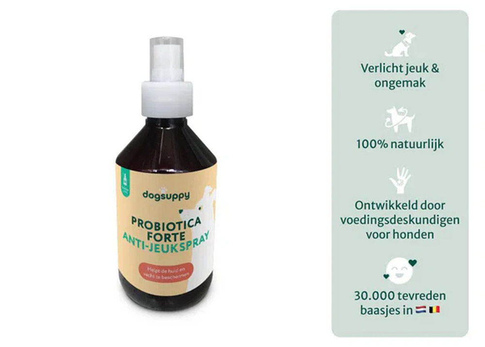 Dogsuppy Anti-Jeuk Spray - Probiotica Dogsuppy Anti-Jeuk Spray - Probiotica