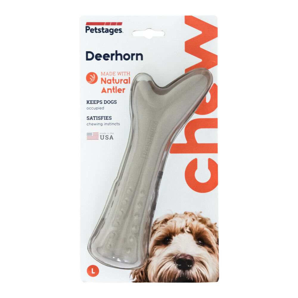 Petstages Deerhorn - Kauwspeelgoed - Beige - 3.81x14x6.35 cm - L Petstages Deerhorn - Kauwspeelgoed - Beige - 3.81x14x6.35 cm - L