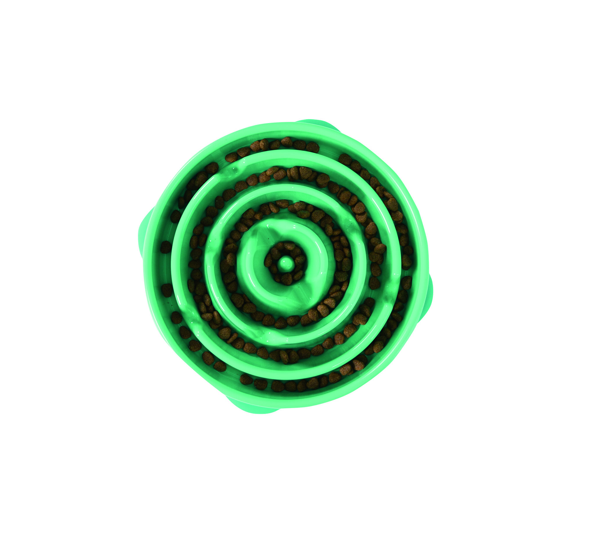 Outward Hound Anti-Schrok groot - Voerbak - Blauw - 28 cm - Groot