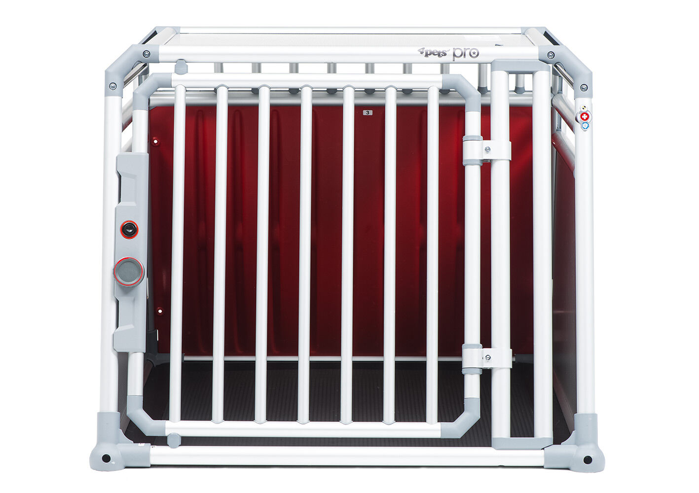4Pets Pro 3 Autobench - Hond - chroom - 66x6868x73.5 cm - S