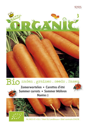 Buzzy Zomerwortelen Daucus carota Nantes 2 - Wortelen Buzzy Zomerwortelen Daucus carota Nantes 2 - Wortelen