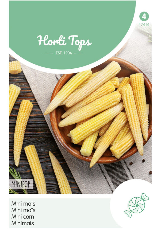 Hortitops Mini Mais Minipop F1 - Groentezaden Hortitops Mini Mais Minipop F1 - Groentezaden
