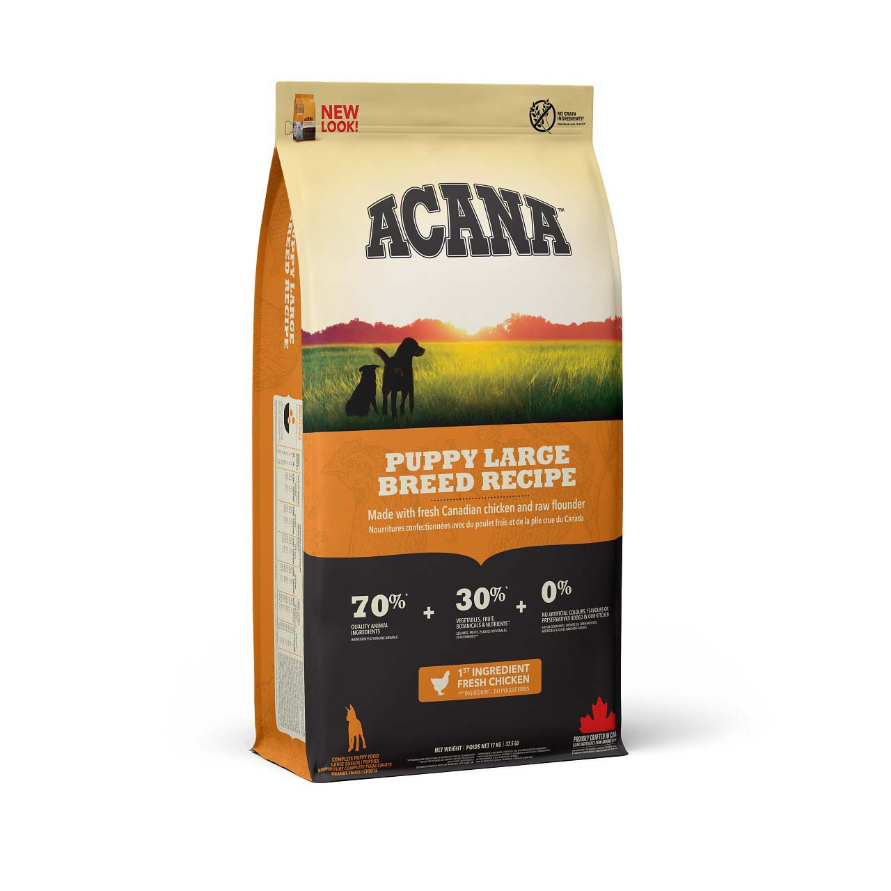 Acana Dog recipe Puppy Large - Hondenvoer - Gevogelte - 17 kg