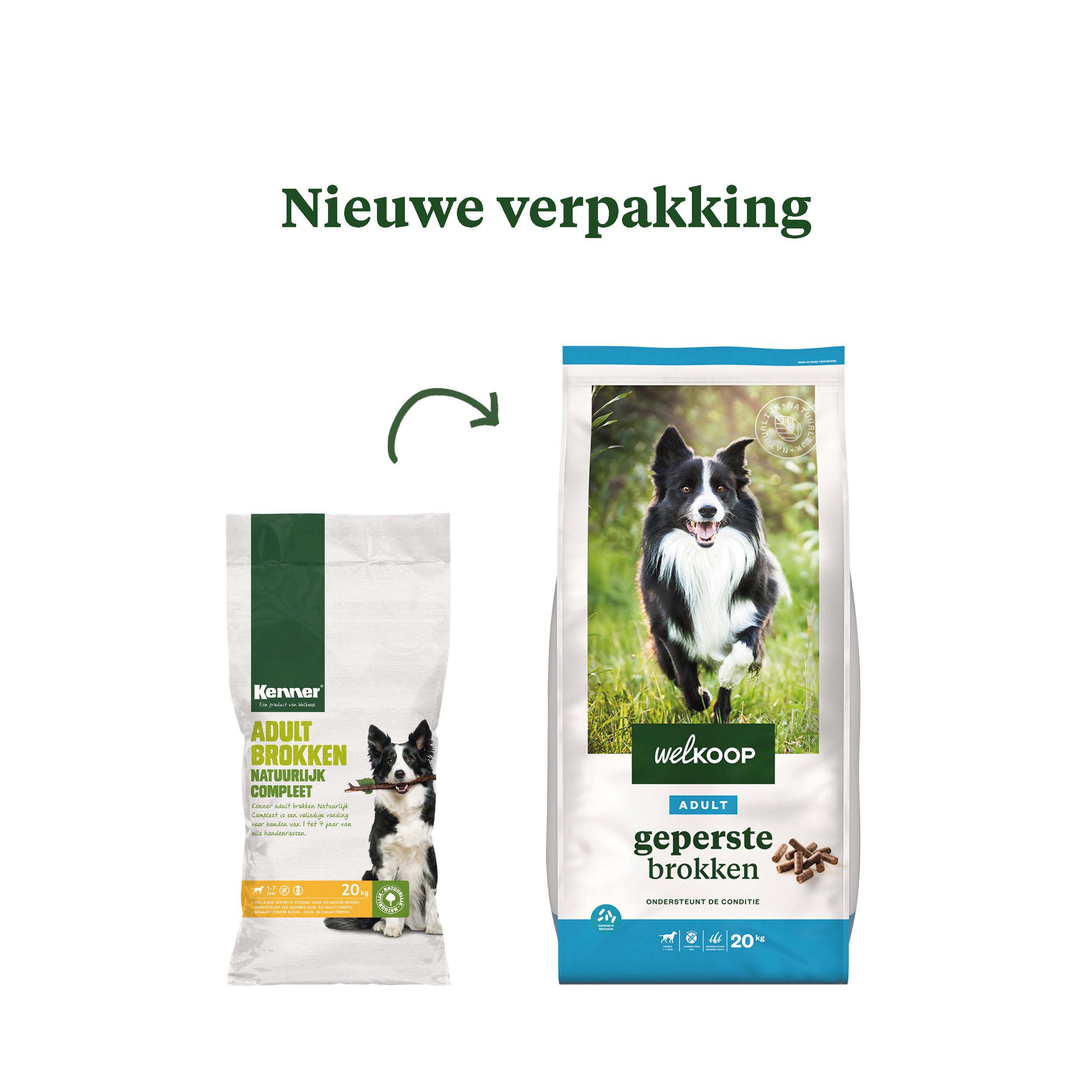 Welkoop Adult Geperste brokken - Hondenvoer - 20.00 - kip