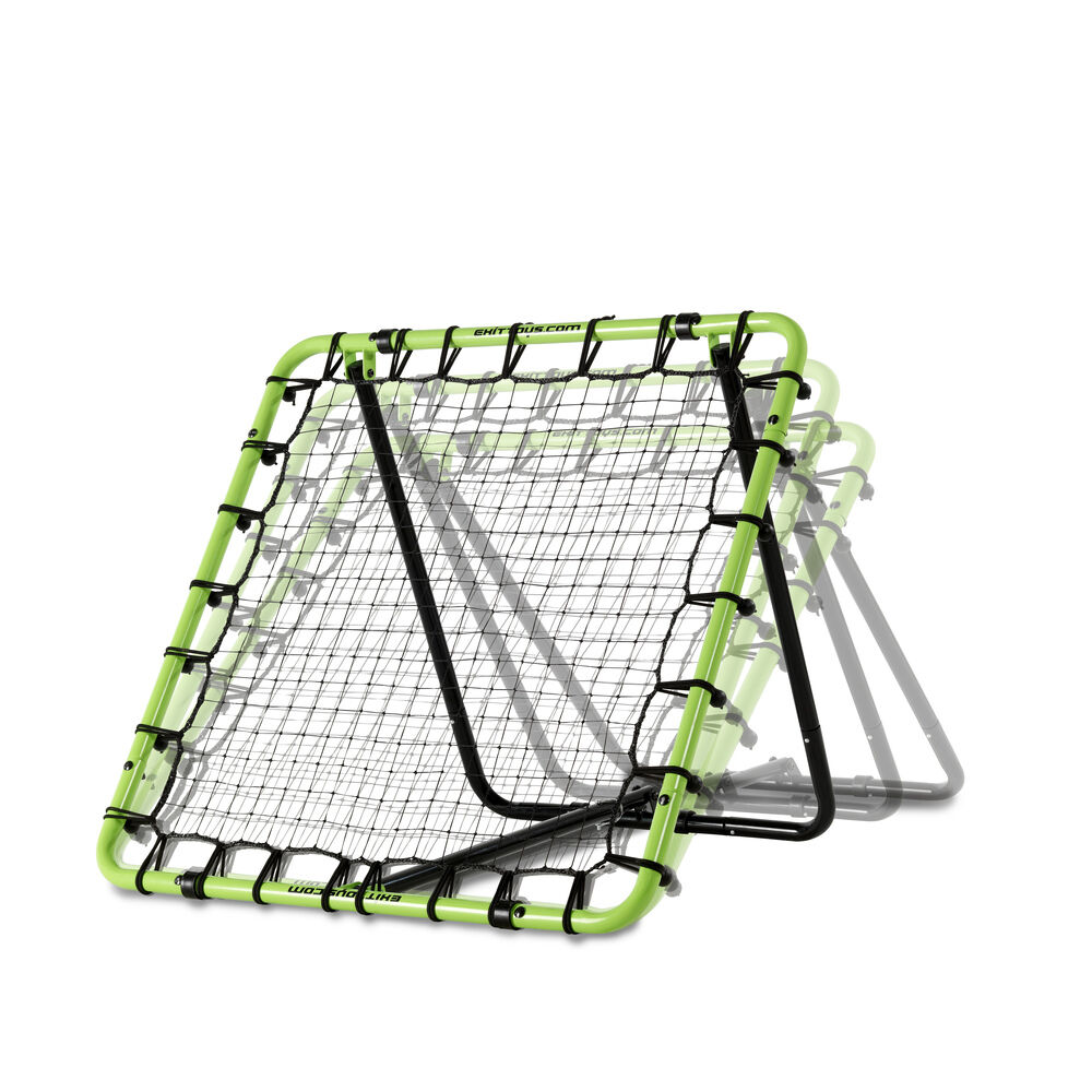 EXIT Tempo Rebound 1000 - Voetbalgoal - Groen/zwart - 100x100x87 cm