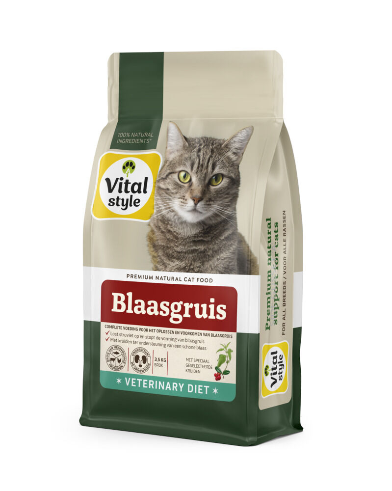 VITALstyle Blaasgruis - Kattenvoer - 3.50 - Kip, rund