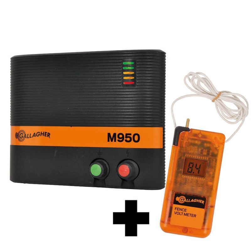 Gallagher M950 met gratis voltmeter - Lichtnetapparaat Gallagher M950 met gratis voltmeter - Lichtnetapparaat