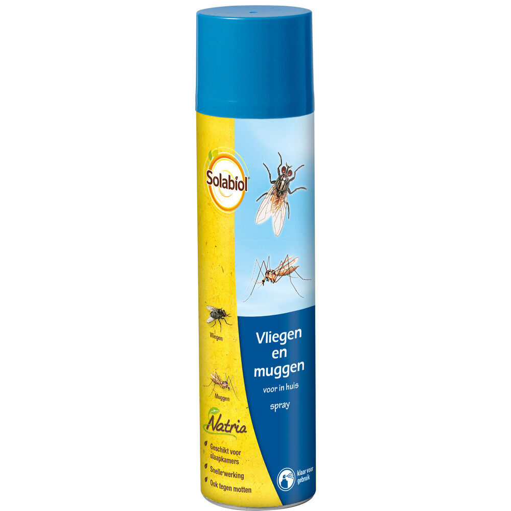 Solabiol Natria Vliegen en muggen voor in huis spray - Tegen vliegen en muggen Solabiol Natria Vliegen en muggen voor in huis spray - Tegen vliegen en muggen