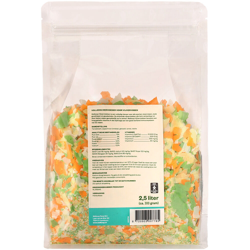 Welkoop Vijvervlokken - Vijvervissenvoer - 2.5