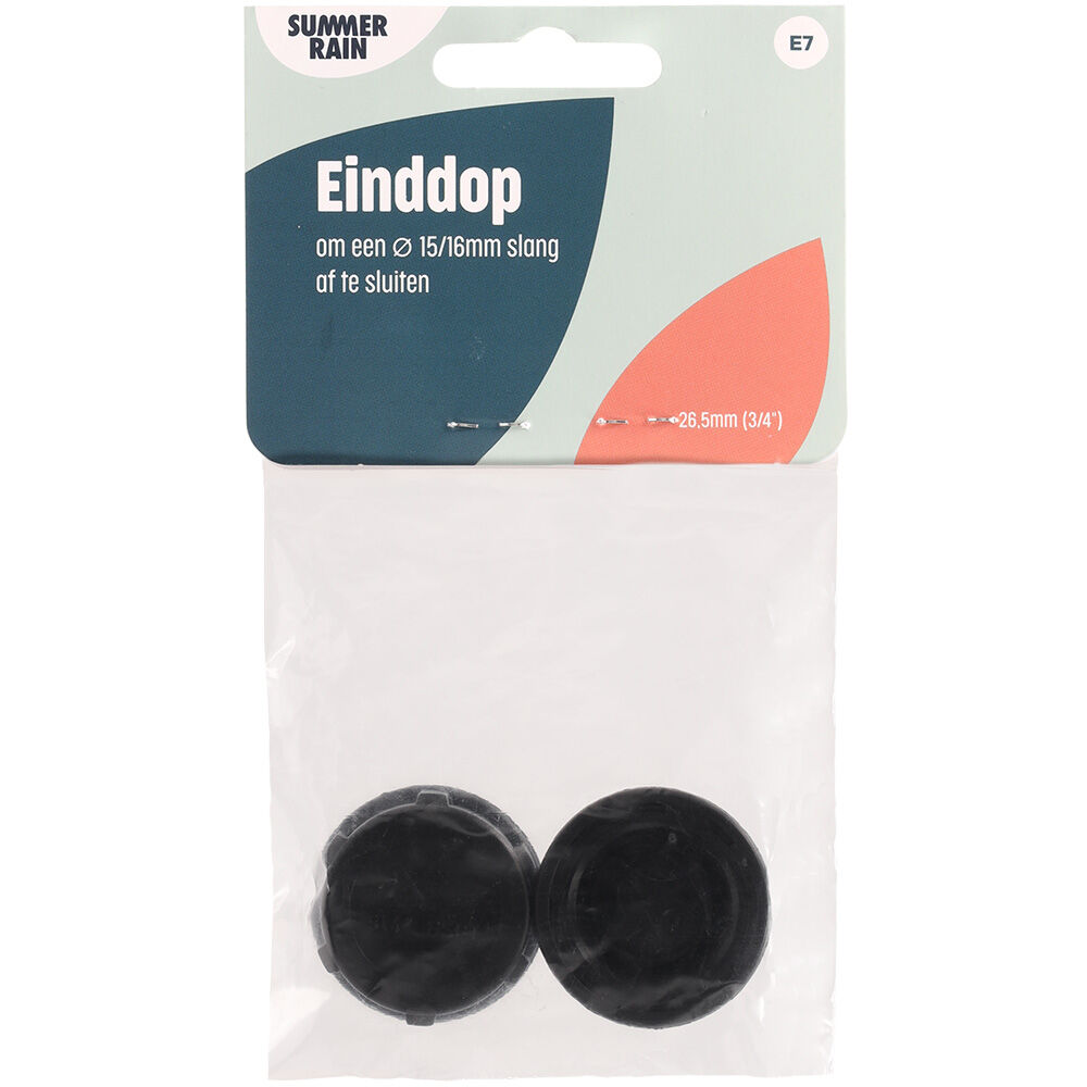 SummerRain Slangafsluitdop - Einddop - 26,5 mm SummerRain Slangafsluitdop - Einddop - 26,5 mm