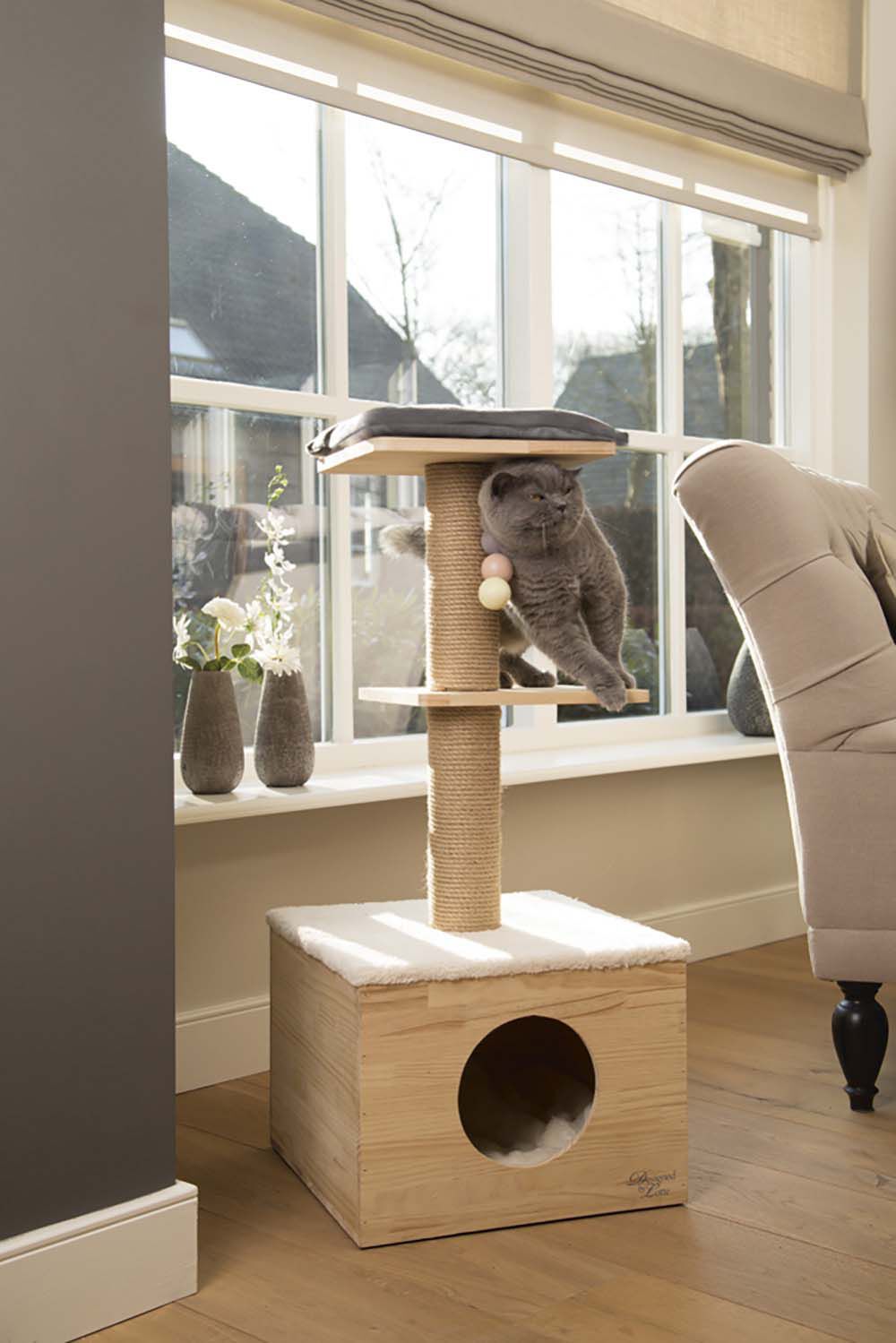 Designed by Lotte Kamina - Krabmeubel - Multi - 94x40x41 cm