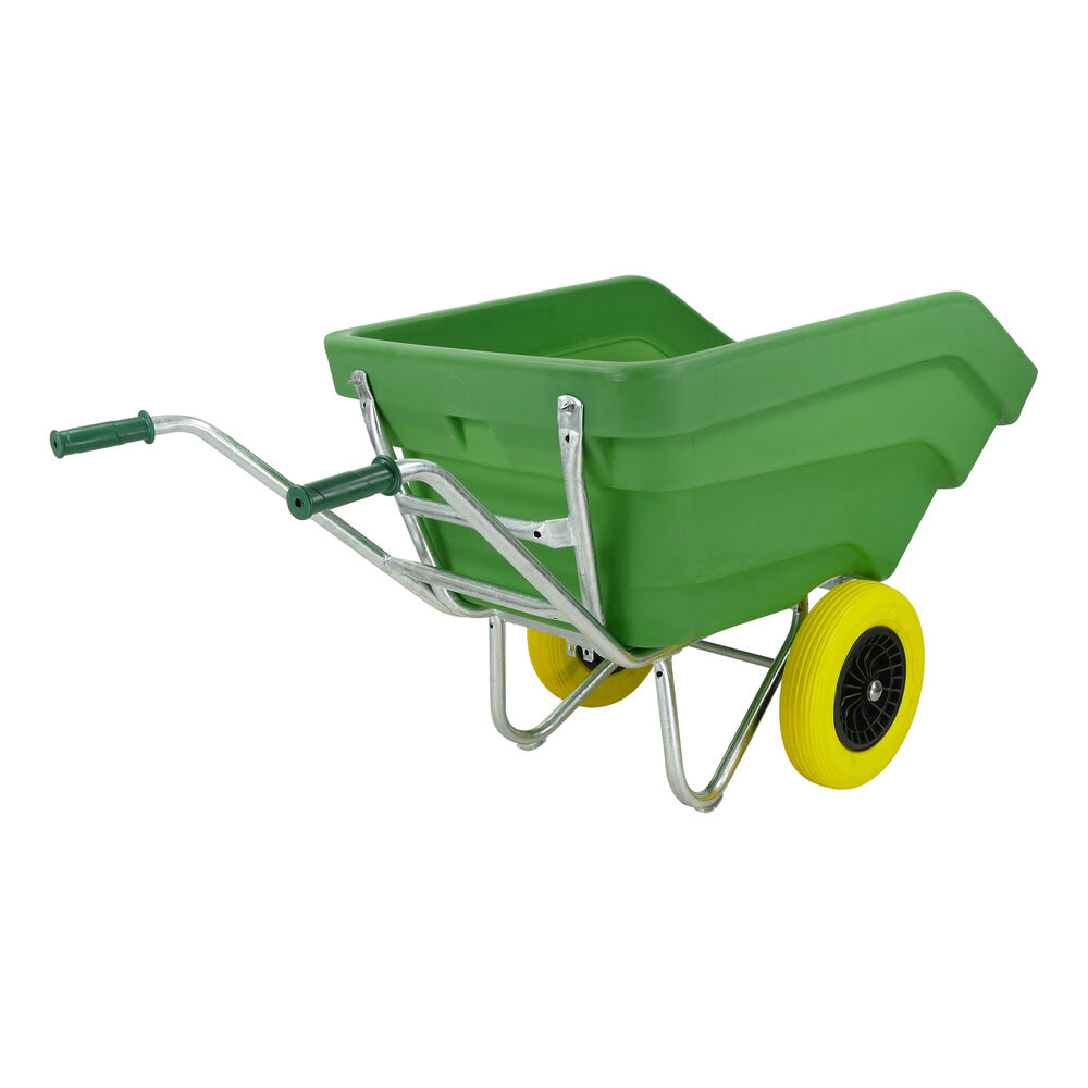 Altrad Fort Farm & stable 300/2 kiep flex pro wiel - Kruiwagen - 300kg - Groen