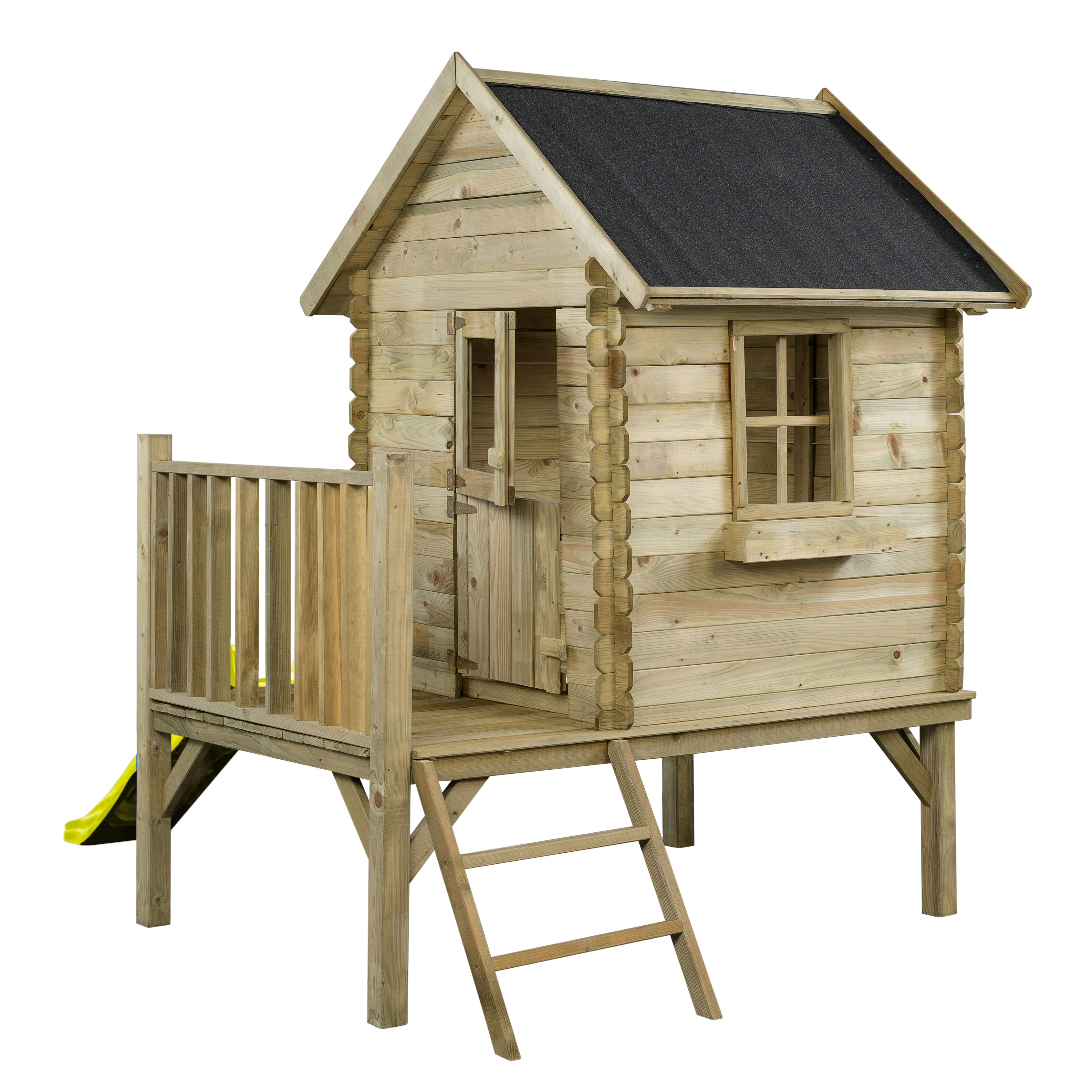 Swing King Camilla - Speelhuisje - Geel - Hout Swing King Camilla - Speelhuisje - Geel - Hout
