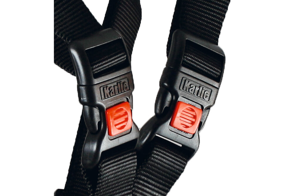 Karlie - Autoharnas Hond - zwart - 20 mm - 35 tot 50 cm - 50 cm