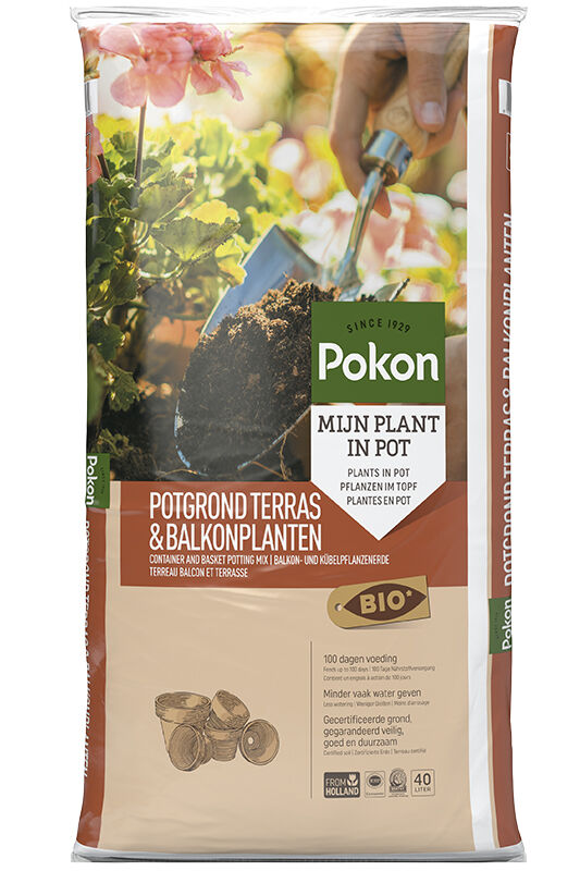 Pokon Bio Terras & balkon potgrond - Potgrond Pokon Bio Terras & balkon potgrond - Potgrond