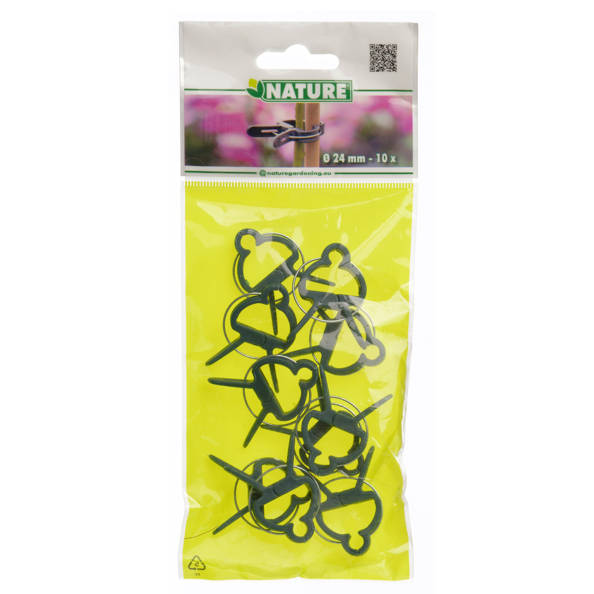 Nature Plantenclips 24mm - Klim- en Geleide Artikelen - 23.00 cm - 9.50 cm - 23.50 cm
