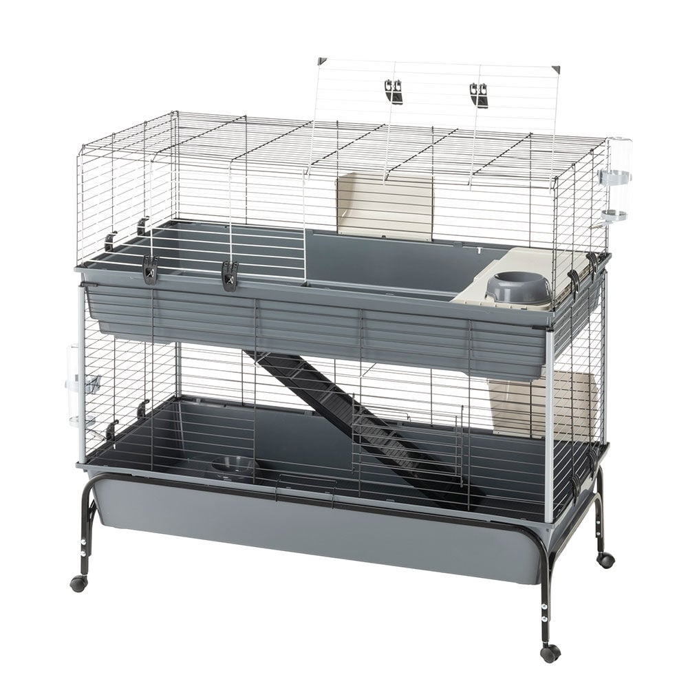 Ferplast Rabbit 120 Dubbel - Konijnenkooi Ferplast Rabbit 120 Dubbel - Konijnenkooi