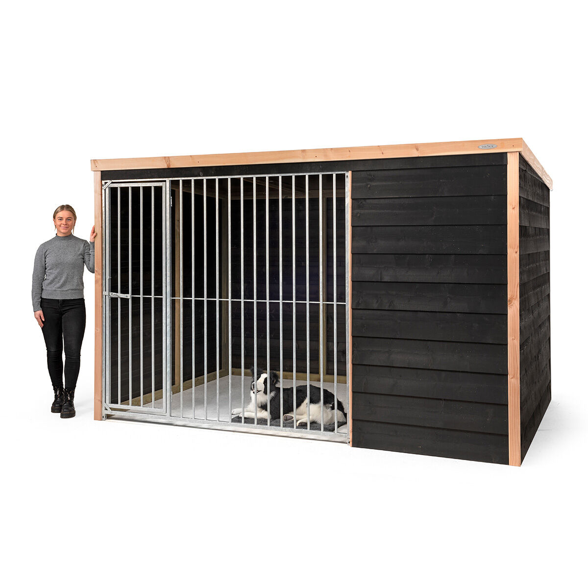 Voldux Bas - Hondenkennel - 196x208x316 cm