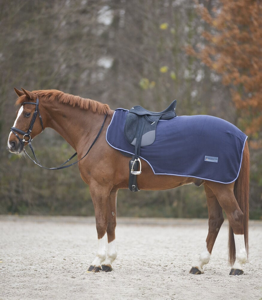 Waldhausen Fleece - Uitrijdeken - Paardendeken - 1.00 cm - Blauw - 1.00 cm - Full - 1.00 cm