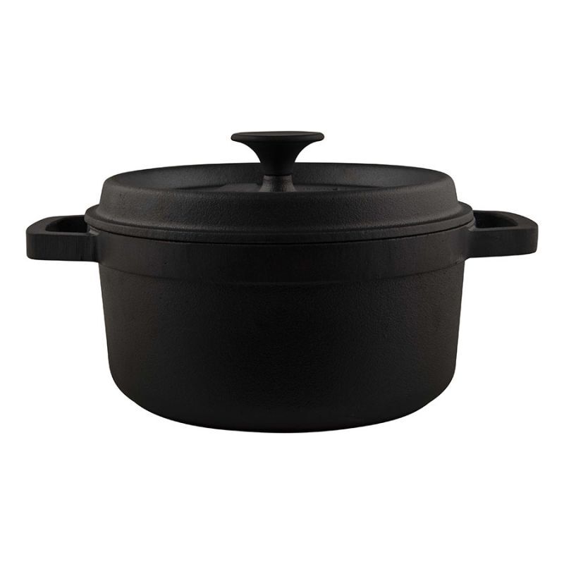 The Windmill Cast Iron BBQ Pan S 2L - Zwart - Small