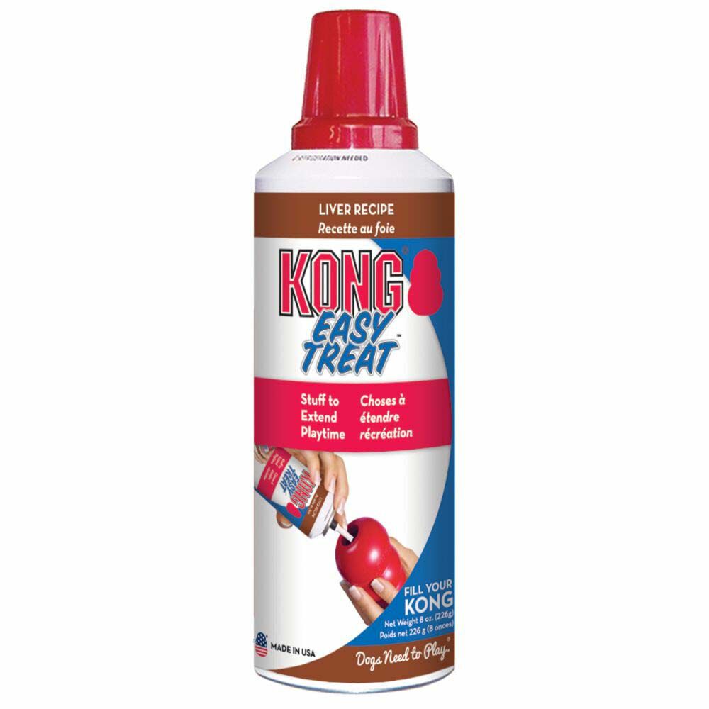 Kong Easy Treat Spuitbus Leverpastei - Vulbaar Hondenspeelgoed Kong Easy Treat Spuitbus Leverpastei - Vulbaar Hondenspeelgoed